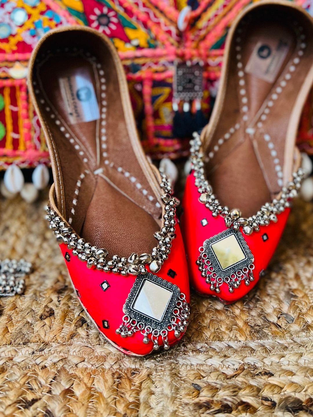 Albeli Red full Jutti | Red mojari