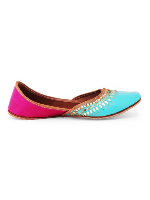 Rimjhim blue jutti for women | Casual mojari for girls - Image 5
