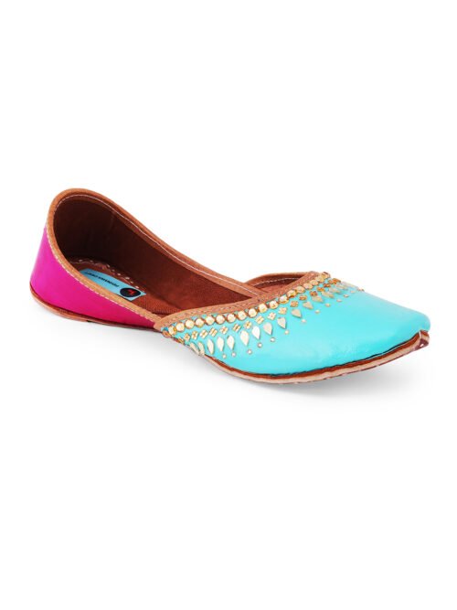 Rimjhim blue jutti for women | Casual mojari for girls - Image 6