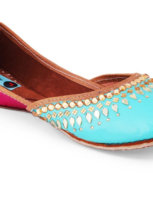 Rimjhim blue jutti for women | Casual mojari for girls - Image 7