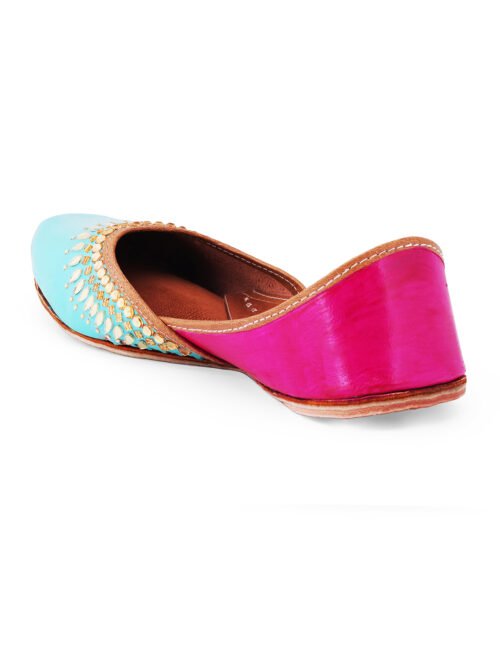 Rimjhim blue jutti for women | Casual mojari for girls - Image 8
