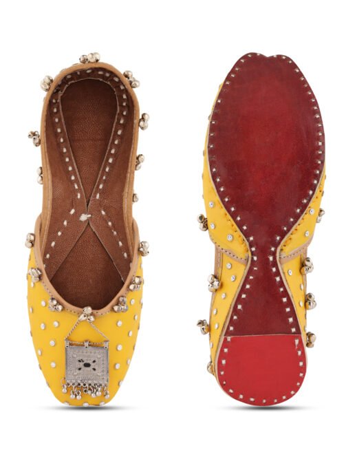 Mastani Yellow Jutti for women - Image 6