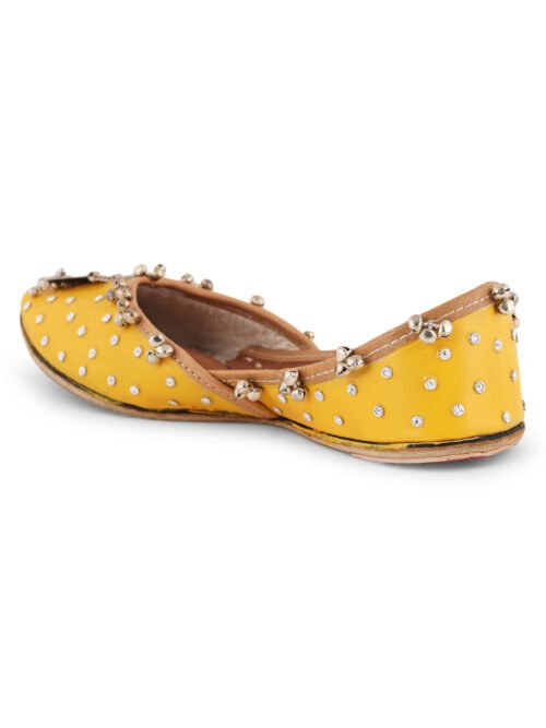 Mastani Yellow Jutti for women - Image 8