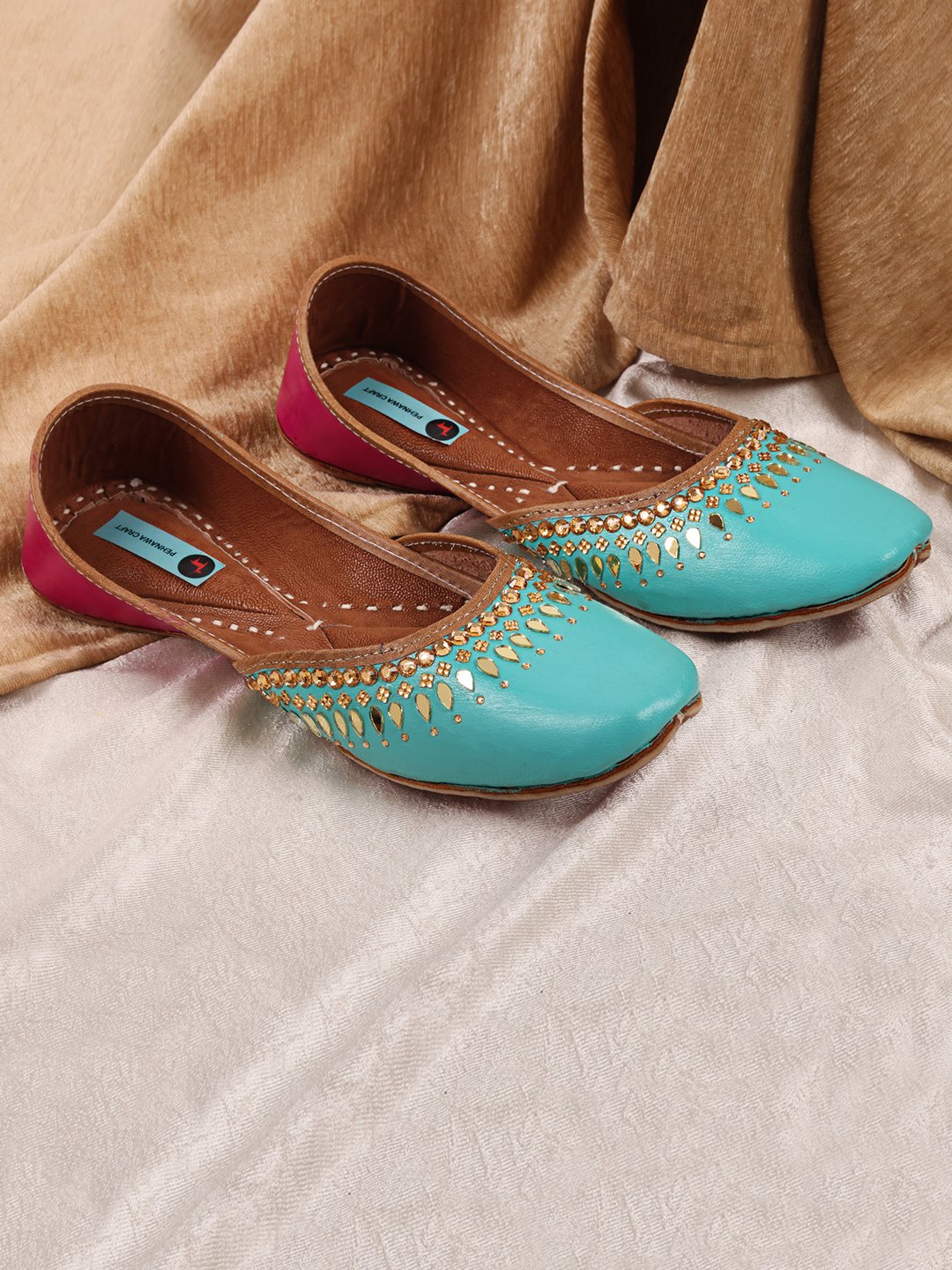 Rimjhim blue jutti for women | Casual mojari for girls