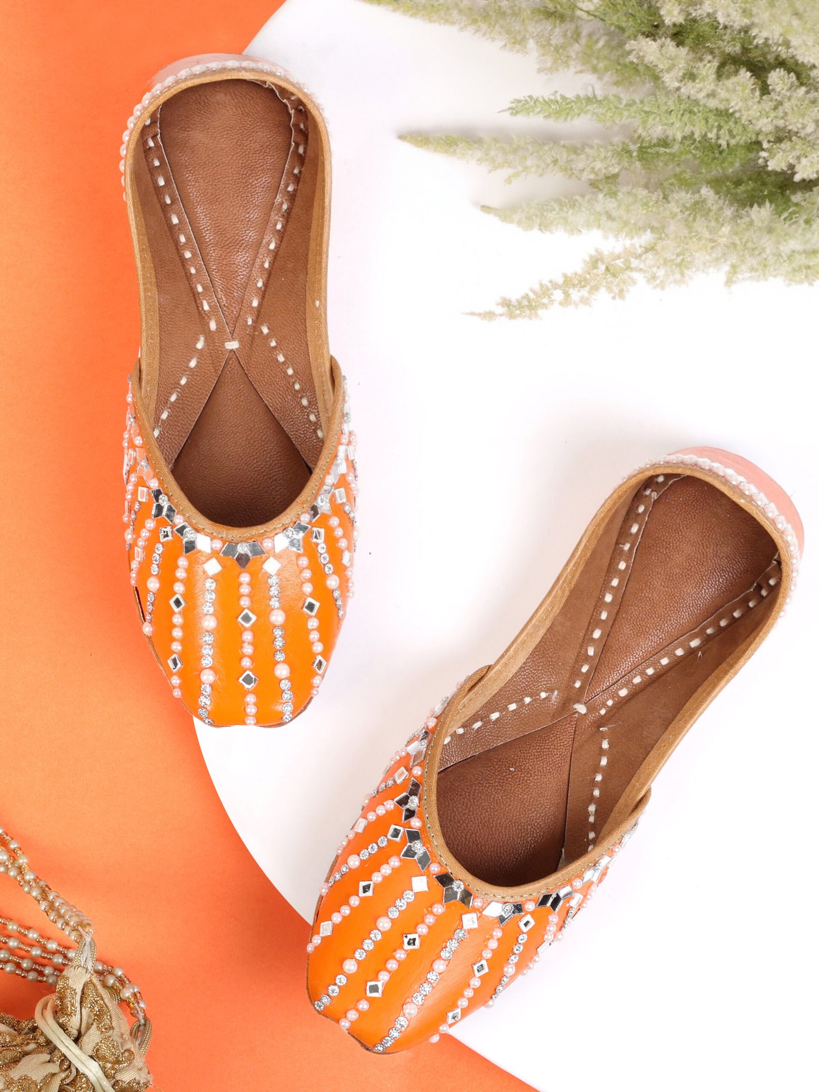 PehnawaCraft Kyra Orange Jutti