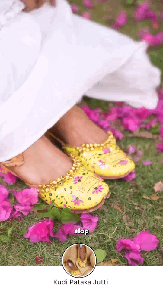 PehnawaCraft kudi pataka yellow jutt