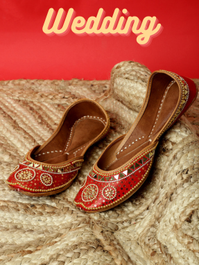 Wedding Collection : Laal Ishq Jutti for Women | Punjabi Jutti